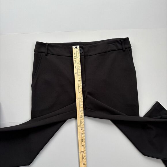 Ozai N Ku Women XL Flared Leg Pants Black Stretchy Full Length Side Pockets - Picture 8 of 10